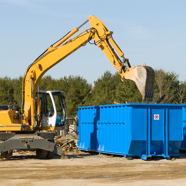 how does a residential dumpster rental service work in Winn